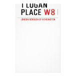 1 logan place  Stationery