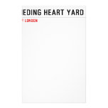 Bleeding heart yard  Stationery