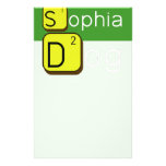Love
 Sophia
 Dog
   Stationery