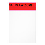 Hannah is awesome   Stationery