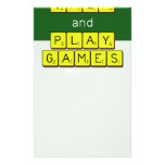 KEEP
 CALM
 and
 PLAY
 GAMES  Stationery