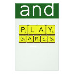KEEP
 CALM
 and
 PLAY
 GAMES  Stationery