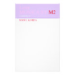 I Love MONiCA.SY  Stationery