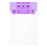 Zoe 
 Reyna
 Taylor  Stationery