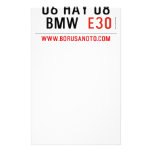 06 HAY 08  BMW   Stationery