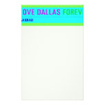 I Love Dallas  Stationery