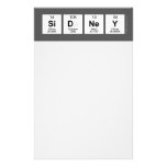 SIDNEY  Stationery