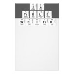 Period
 ic
 Table
 Writer  Stationery