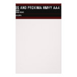 Leeds and Proxima HMVY  Stationery