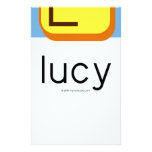 
 L
 lucy  Stationery