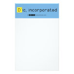 Dic, incorporated  Stationery