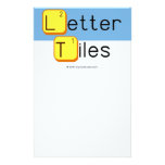 Game
 Letter
 Tiles  Stationery