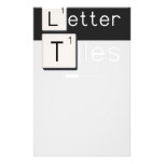 Game
 Letter
 Tiles  Stationery