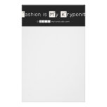 Fashion is My Kryponite  Stationery