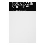Your Name Street  Stationery
