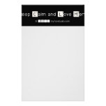 Keep Calm and Love Mercy   Stationery