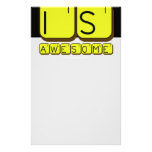 Sidney
 Is
 Awesome
   Stationery