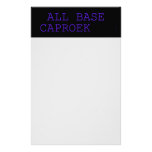  all base  caproek  Stationery