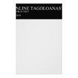 ran online tagoloanastic  Stationery