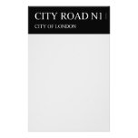 city road  Stationery