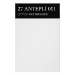 27 ANTEPLİ 001  Stationery