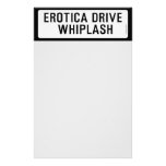 EROTICA DRIVE      WHIPLASH   Stationery
