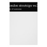 london streetsign  Stationery