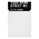 Your Name Street  Stationery