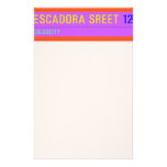 pescadora sreet  Stationery