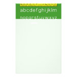 ABCDEFGHIJKLM
 NOPQSTUVWXYZ
 abcdefghijklm
 nopqrstuvwxyz  Stationery