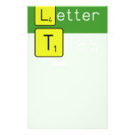 Game
 Letter
 Tiles  Stationery
