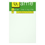 Game
 Letter  me n my life
 Tile TABASSUM  Stationery