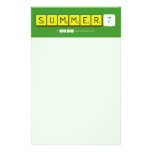 SUMMER7  Stationery
