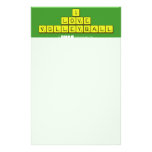 i
 love
 volleyball  Stationery