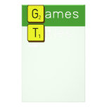 Best
 Games
 Titles  Stationery