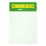 WILSON        Stationery