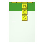       G
 PLAY
       M
       E
       S  Stationery