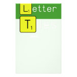 Game
 Letter
 Tiles  Stationery