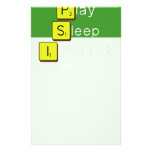 Eat
 Play
 Sleep
 Internet  Stationery