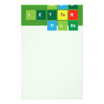 Game
 Letter
 Tiles  Stationery