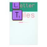 Game
 Letter
 Tiles  Stationery