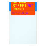 Minion Street  Stationery