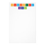 CHEMISTRY
 NASRIN  Stationery