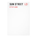 Sun Street   Stationery