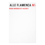 Calle Flamenca  Stationery