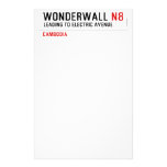 wonderwall  Stationery
