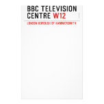 BBC TELEVISION CENTRE  Stationery