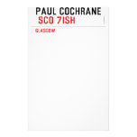 Paul Cochrane   Stationery