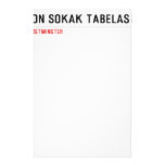 LONDON SOKAK TABELASI  Stationery