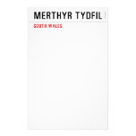Merthyr Tydfil  Stationery